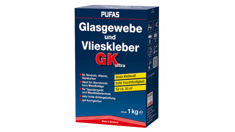 Glasgewebe- und Vlieskleber GK ultra im Karton